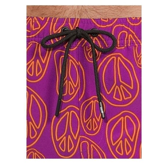 NWT NEFF Men's Printed 7" Swim Trunks with Stretch, Size M 32-34 - Picture 2 of 8